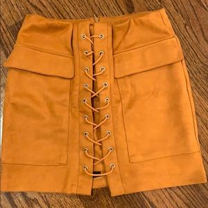 Orange skirt